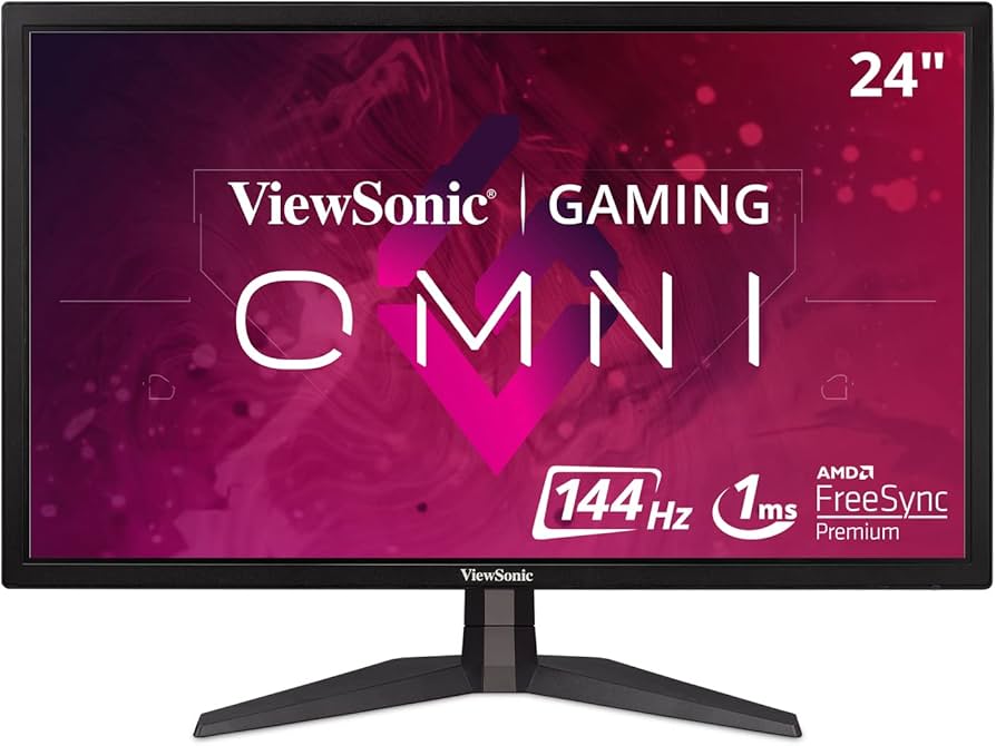 ViewSonic VX2458-P-MHD 24-Inch Full HD 144Hz Gaming Monitor, Black